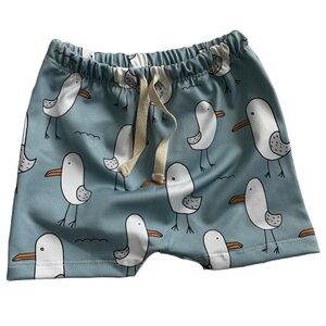 Baby Boy NWOT Seagull Print Swim Trunks